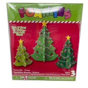 Darice Foamies Kit Christmas Trees 3 Arts and Crafts